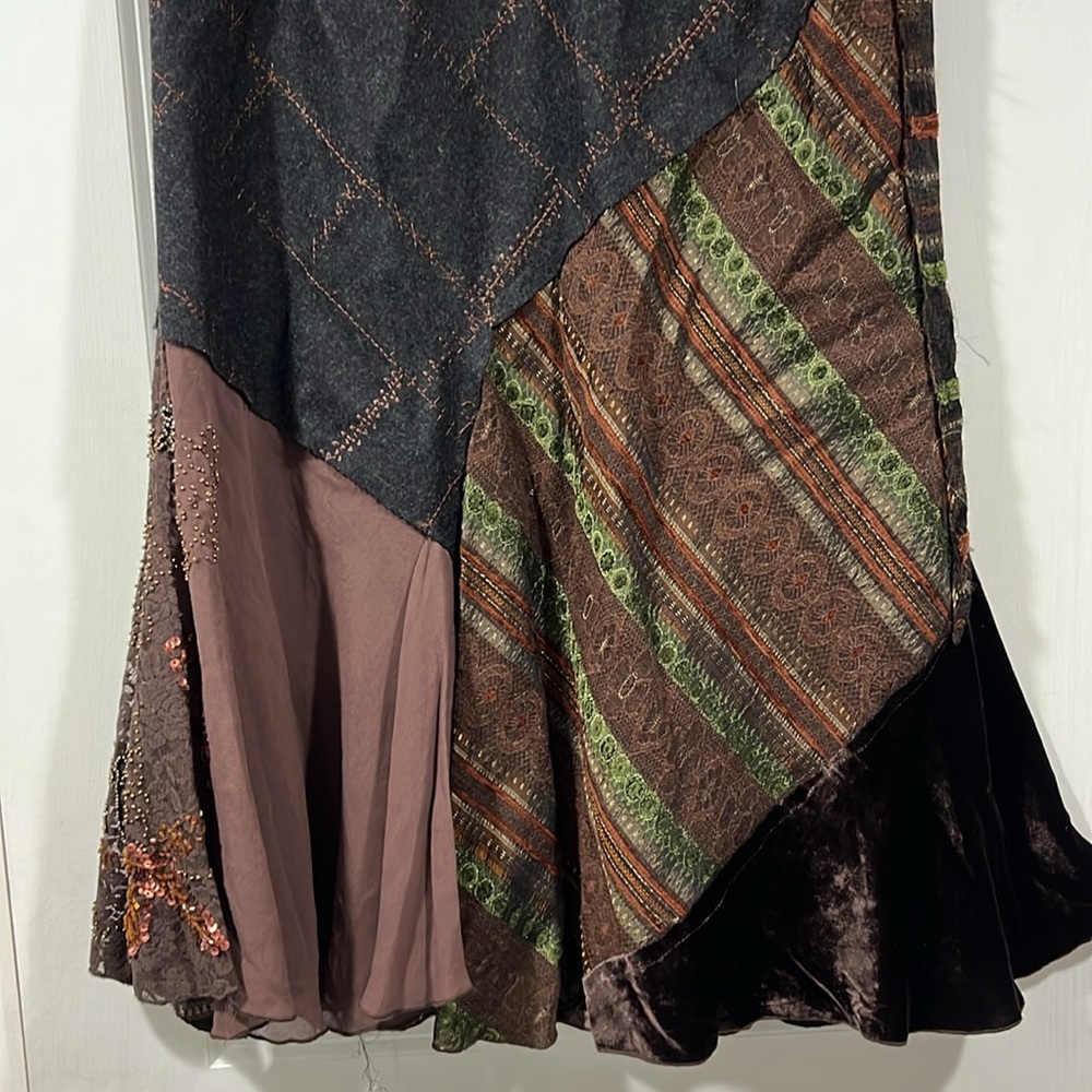 Beautiful Patchwork Skirt Size 2 - image 5